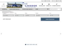 Tablet Screenshot of lakesidegm.com